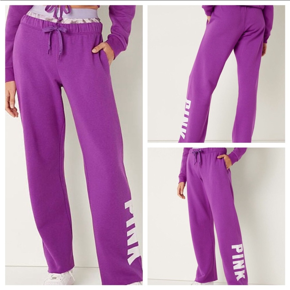 VS VICTORIAS SECRET PINK HERITAGE JOGGER LEGGING SWEAT PANT TIGHT FUCHSIA XXL